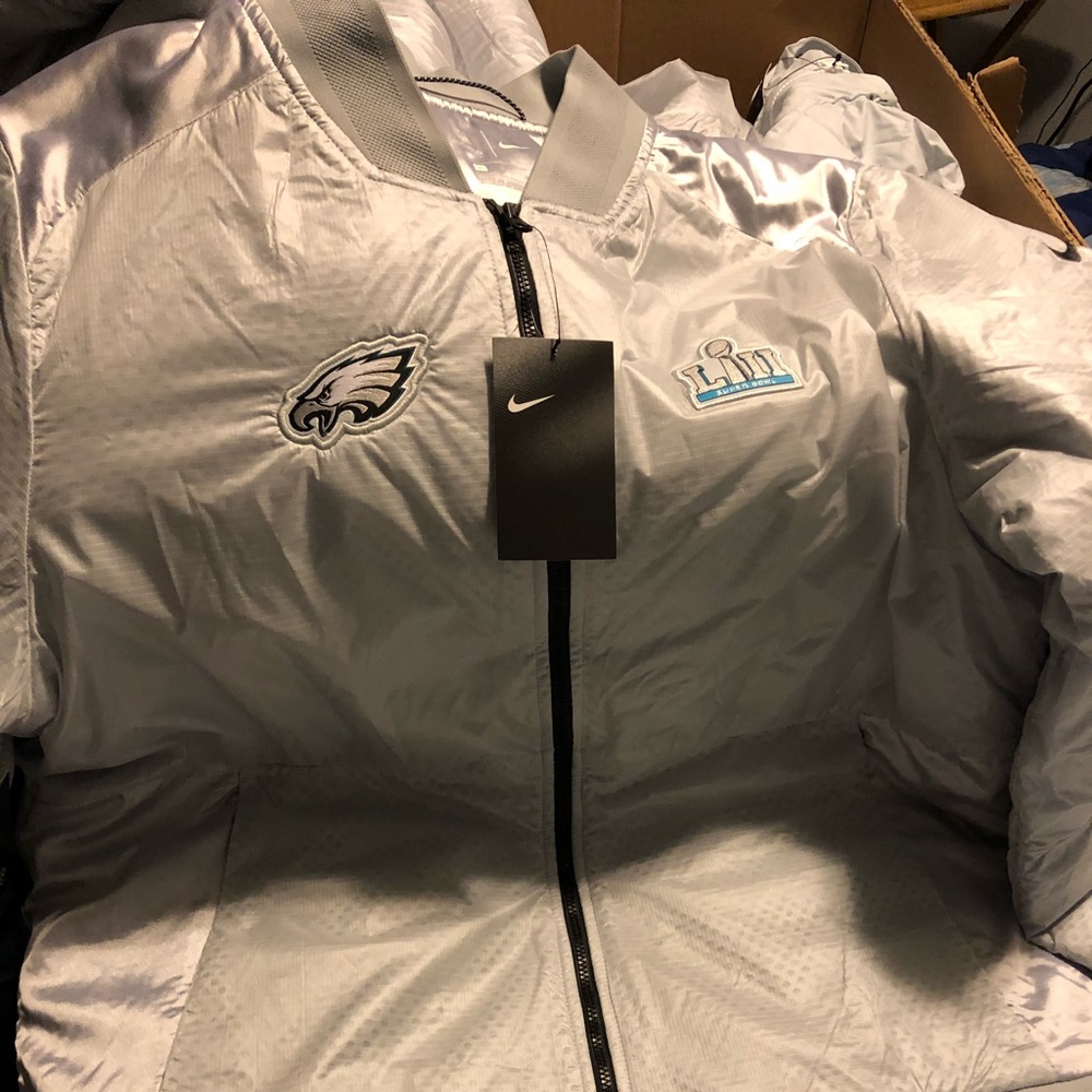 Super Bowl 52 eagles and patriots jackets